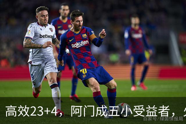 高效23+4，阿门成五小受益者，火箭队双向合同中锋7+5，可与卡佩拉竞争